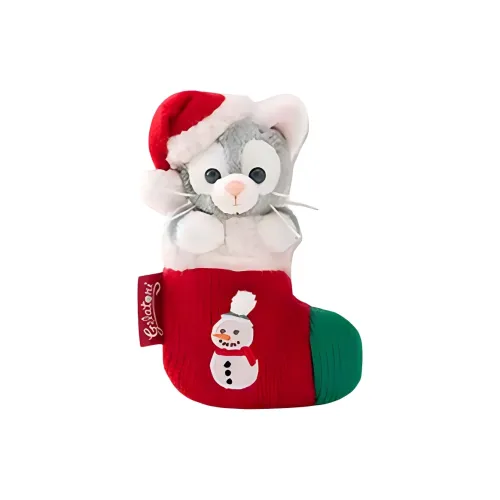 Disney Winter Day, Tony Kitten Gray Dolls Plush Doll Small Size Tall