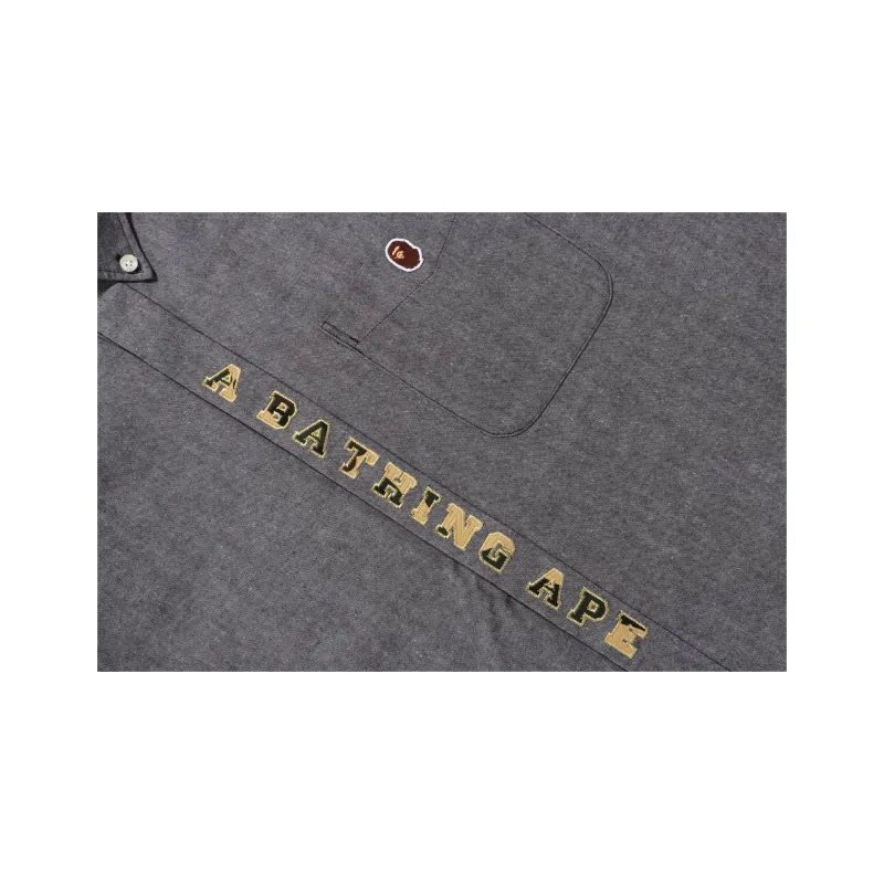 Bape A BATHING APE Applique Bd Loose Fit Shirt-1