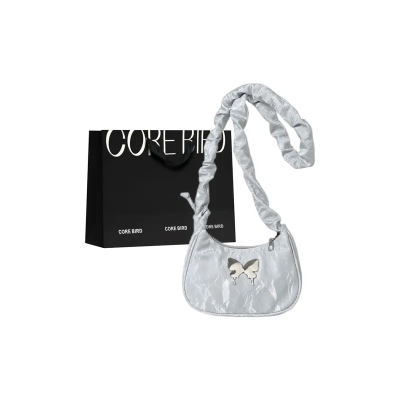 CORE BIRD PU One Shoulder Handbags Women's Pink/White/Silver/Black-18