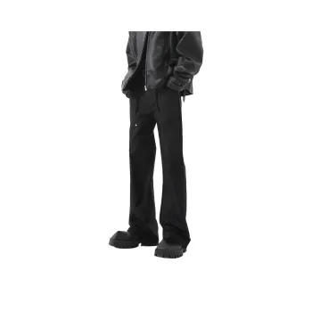 POLAR BEAR Bootcut Slimming Casual Pants Unisex Black