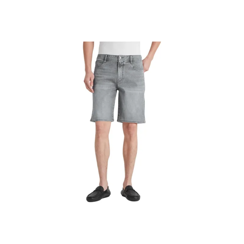 LESS IS MORE Denim Shorts Men's Medium Gray-0