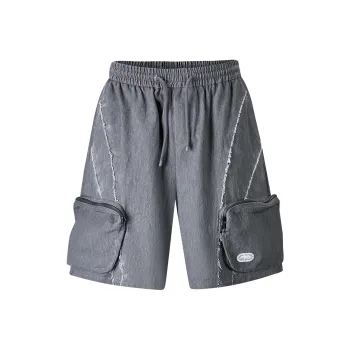 ECKO Denim Shorts Unisex Heather Gray