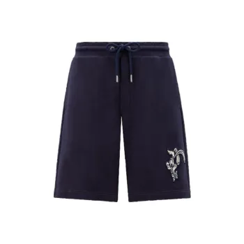 Moncler Casual Shorts Men Marine Blue