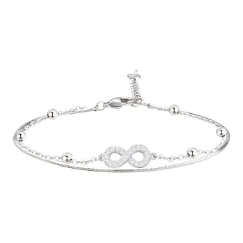 AJIDOU Synthetic Cubic Zirconia Bracelets Women's