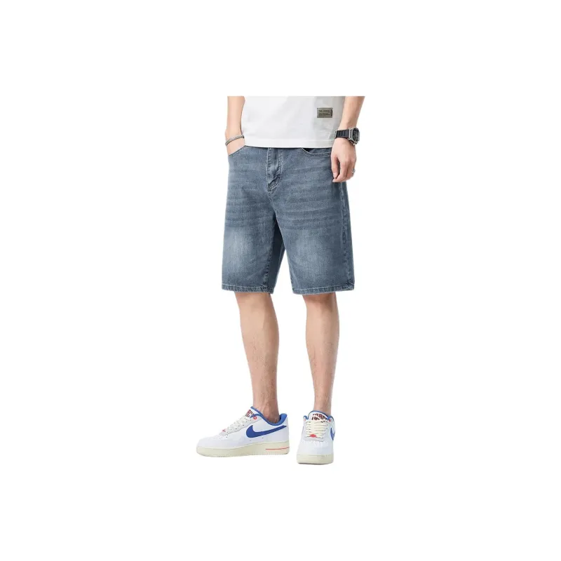 SUNDANCE Denim Shorts Men's Gray Blue-0