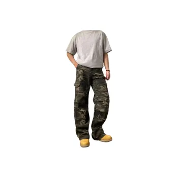 DUATOGE Jeans Men's Army Green 