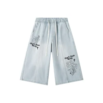 Kung Fu Panda Denim Shorts Unisex