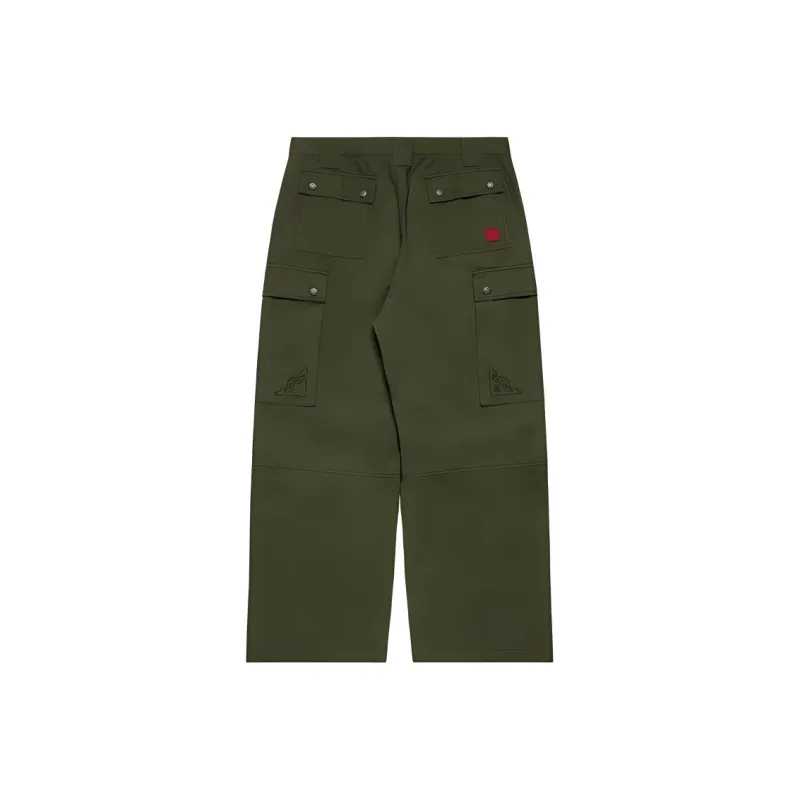CLOT Life Is A Game Series Casual Pants Unisex Olive Green-0