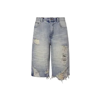ROCAWEAR Denim Shorts Unisex Light Blue