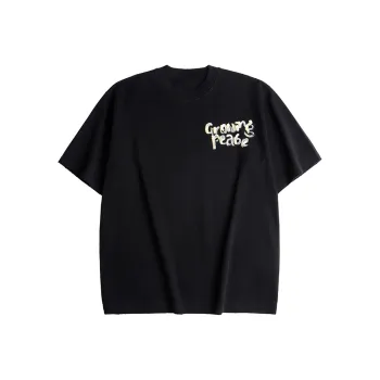 AOGZ T Shirts Unisex Black