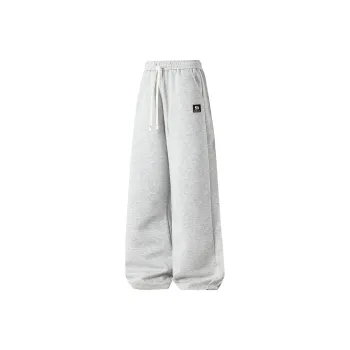 USUX Casual Pants Unisex Light Gray