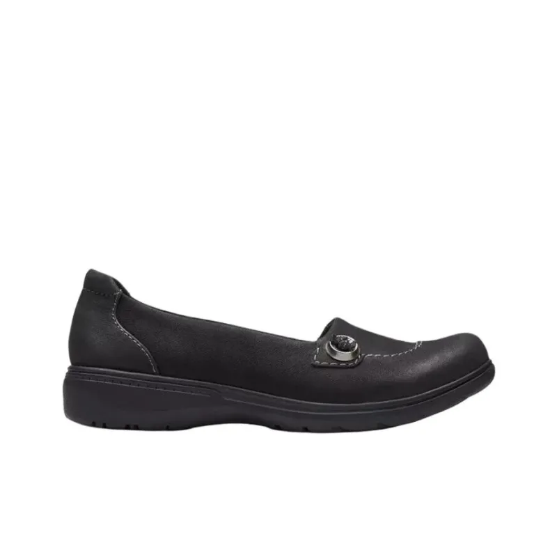 Clarks Carleigh Lulin Casual Single Shoes Women's Black-1