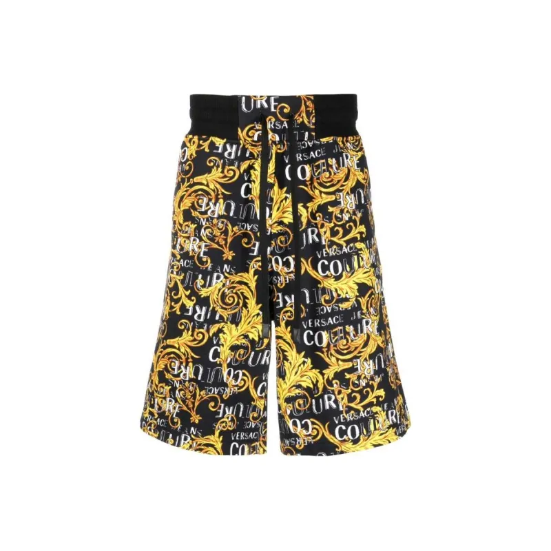 VERSACE JEANS COUTURE Casual Shorts Men Yellow-0