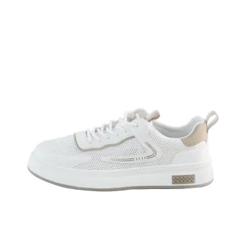 EGCHI Low Top Skateboard Shoes Men's White
