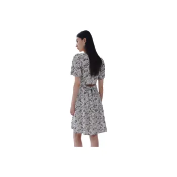 Yi Mengyuan Short Sleeved Dress Women's Multicolor