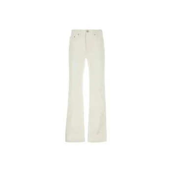 AMIPARIS Paris High Waist Logo Patch Jeans
