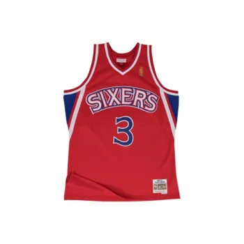 Mitchell Ness Philadelphia 76ers Road 1996 97 Allen Iverson Swingman Jersey