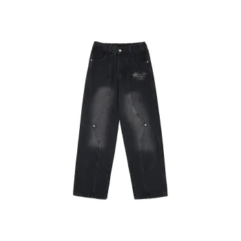 LIGHTNING MONSTER Jeans Unisex Black