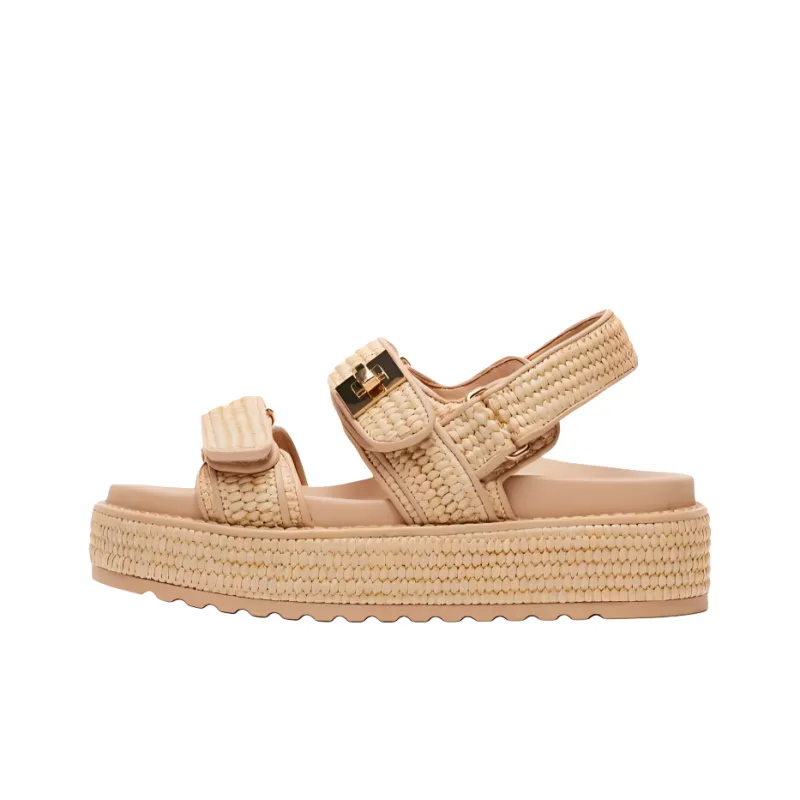 STEVE MADDEN One Strap Sandals Women's Beige-0