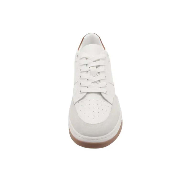 MANGO Low Top Skateboard Shoes Men's White-3