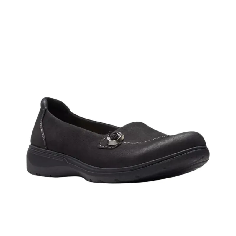 Clarks Carleigh Lulin Casual Single Shoes Women's Black-2