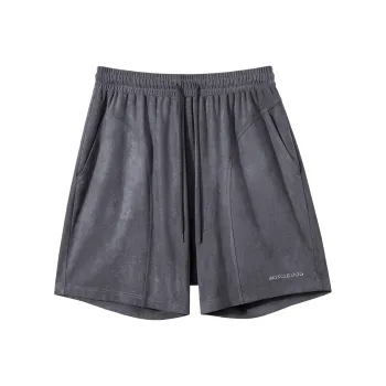 Muscle Dog Casual Shorts Men's Gray