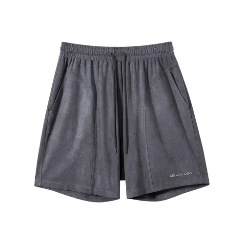 Muscle Dog Casual Shorts Men's Gray