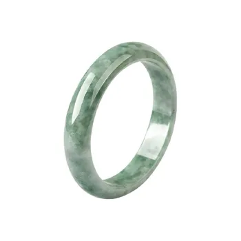 ZHOUBAIFU Bean Type Jadeite Bangles Women's