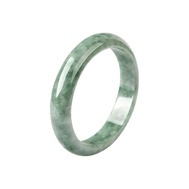 ZHOUBAIFU Bean Type Jadeite Bangles Women's-0