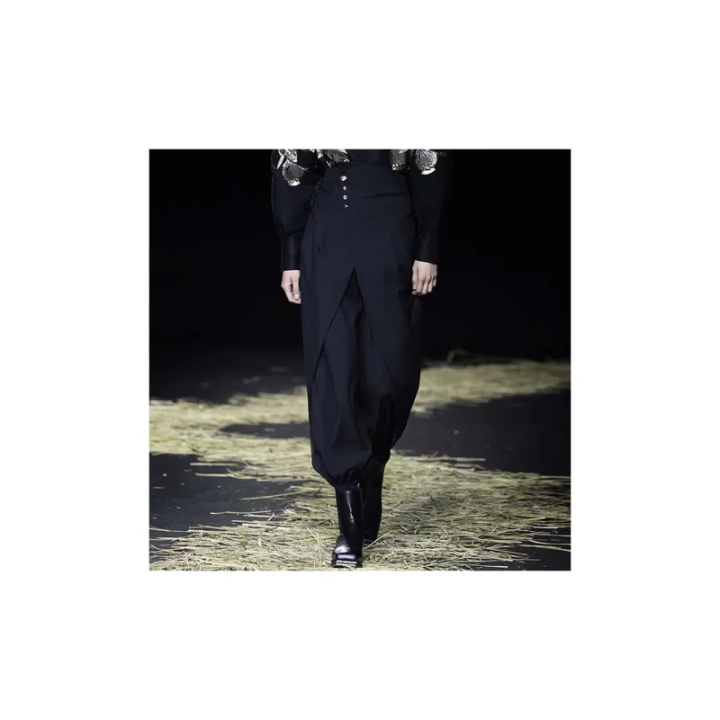 VALLEYOUTH Casual Pants Unisex Black-2