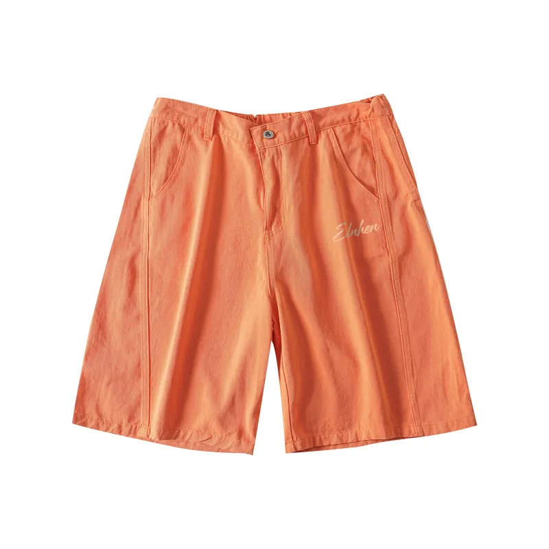 ELNHEN Denim Shorts Unisex Pink-30