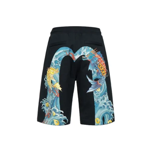 EVISU Casual Shorts Men Black