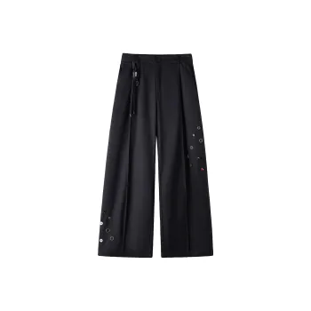 EYEUNDERSTAND Casual Pants Unisex Black
