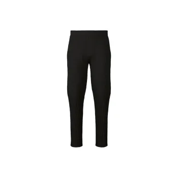 ISSEY MIYAKE Rustic Knit Casual Pants Men's Black