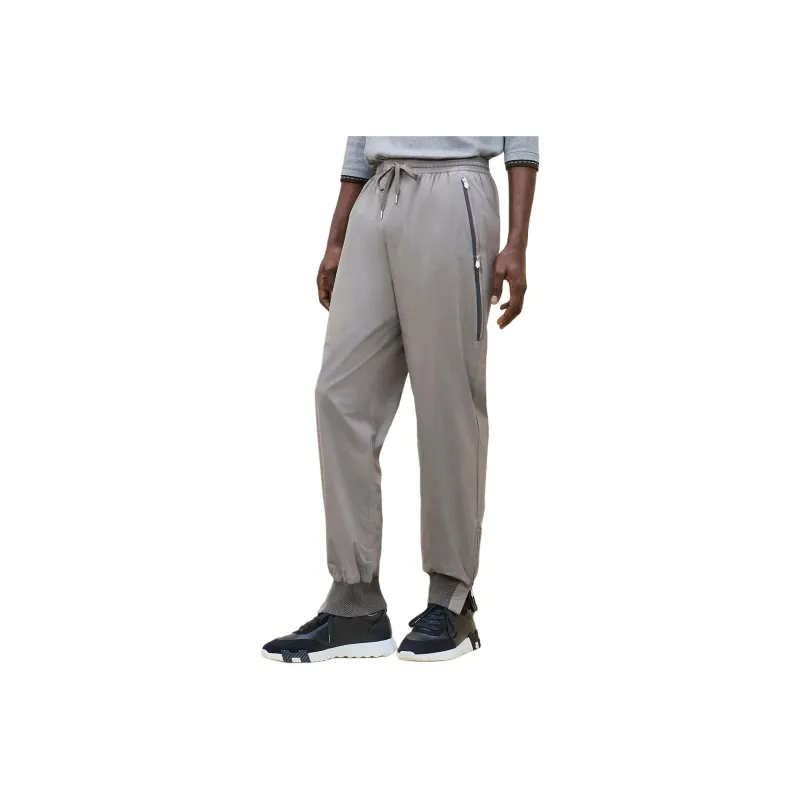 HERMES Casual Pants Men's Muddy Charcoal Gray-0