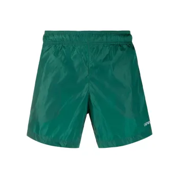 OFF-WHITE Swimming Shorts Men Dark Green