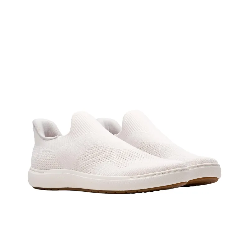 Clarks Nalle Step Breathable Low Top Casual Shoes Women's White-2