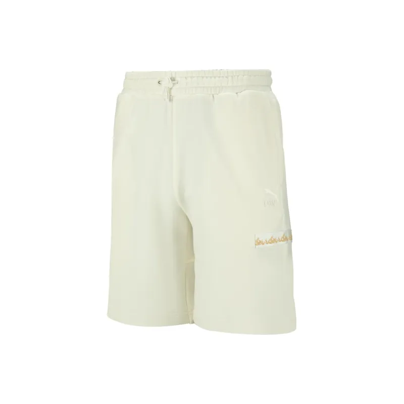 PUMA Humming 3,SS23 Chinese Culture Tribute Series Casual Shorts Unisex White-0