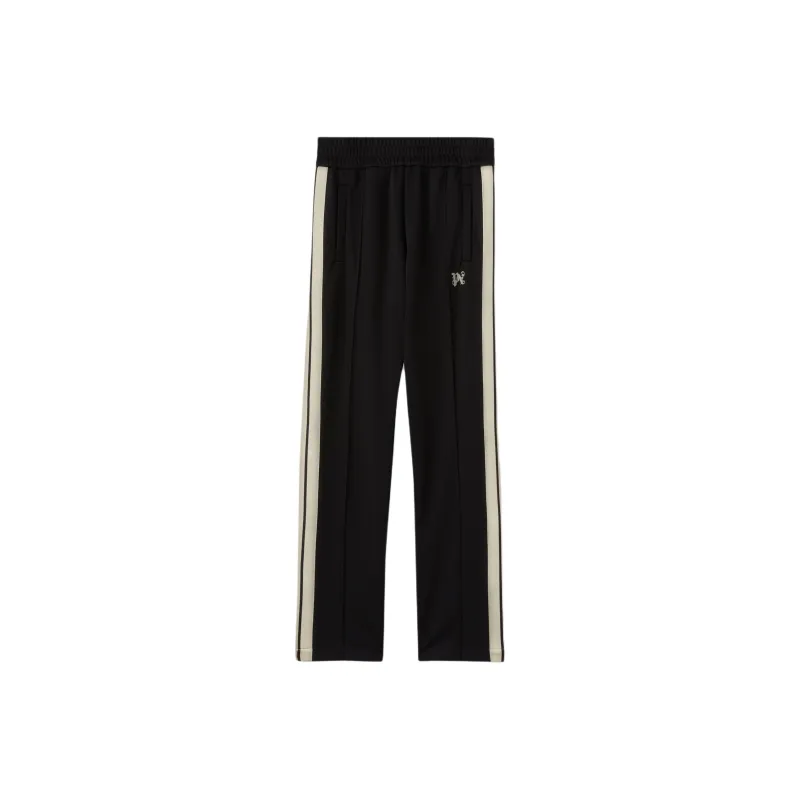 PALM ANGELS Monogram embroidered Track Pants-0