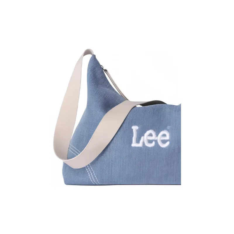 Lee Fabric Shoulder Bag Large Size Women's Vintage Light Cow-2