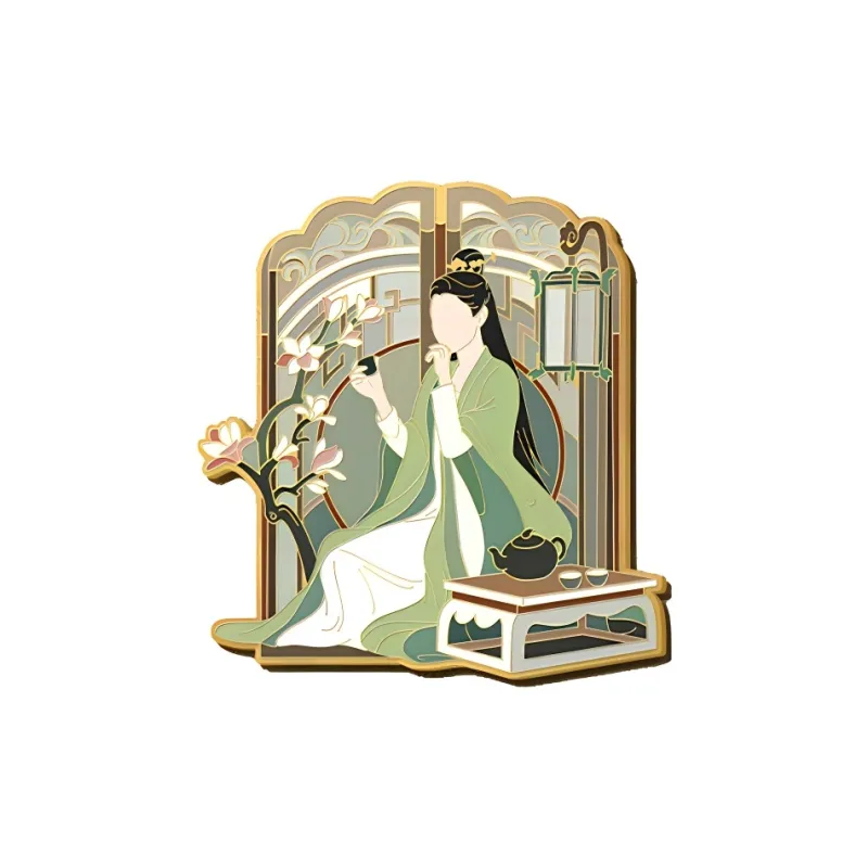 TENGXUNSHIPINCAOCHANGDI The Second Season Of 'Qing Yu Year' Metal Badge Anime / Games Fridge Magnets-2