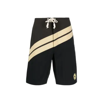 PALM ANGELS Diagonal Surf Swim Shorts