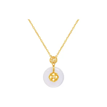 Asia Star Chalcedony Necklaces Women's