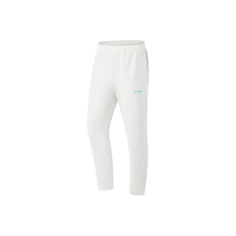 LiNing CBA Collection Professional Basketball Collection Casual Pants Men's Light Lime-0