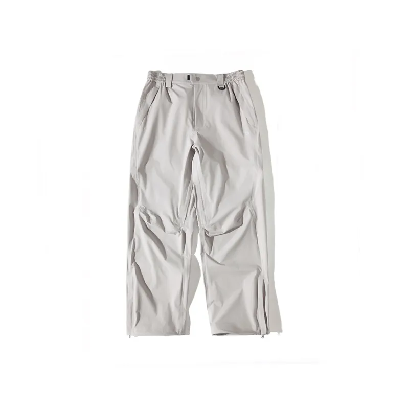 LANQI Windbreaker Pants Unisex Light Gray-0