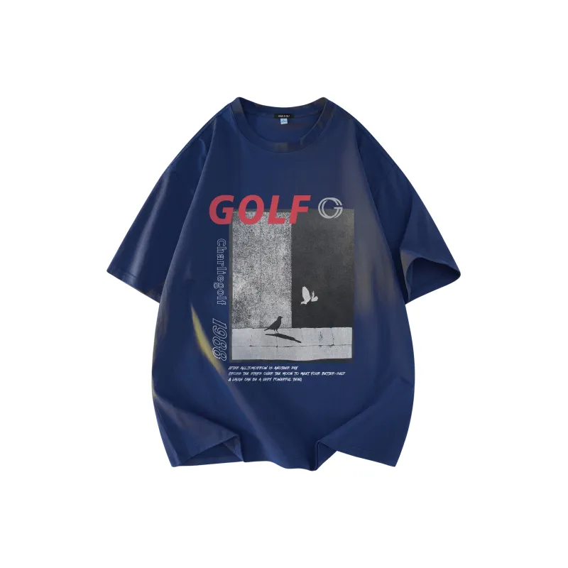 CHARLIE GOLF T Shirt Unisex Black-10