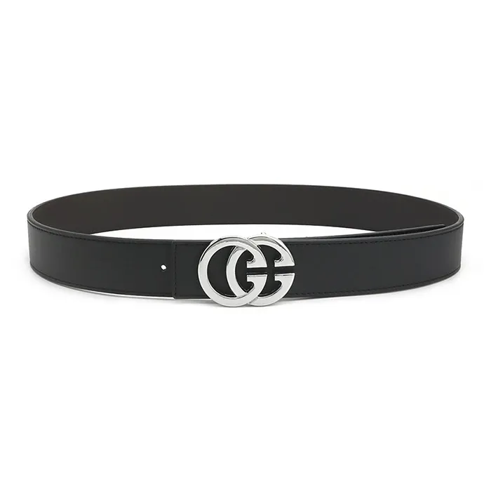 Lanza Cow Split Leather Belts Unisex Width 3.8CM-0