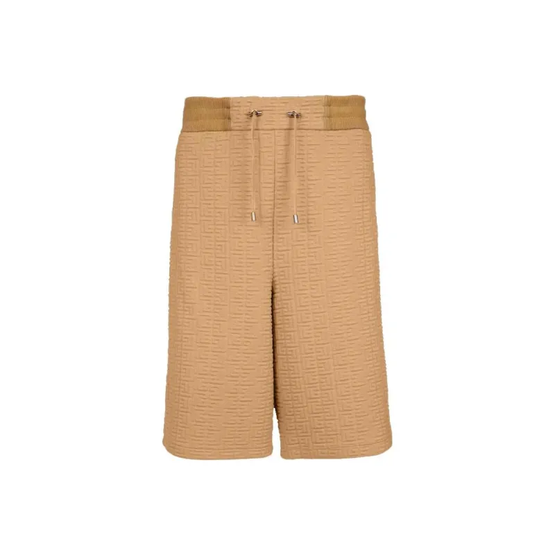 BALMAIN Casual Shorts Men Brown-0