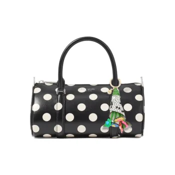 Kate Spade Cow Leather Shoulder Bag, Crossbody Bag, Handbag Women's Fresh White & Multicolor
