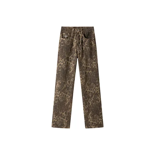 BLANC & ECLARE American Vibe Vintage Luxury Streetwear Versatile Casual Straight Fit Pants Unisex Camouflage